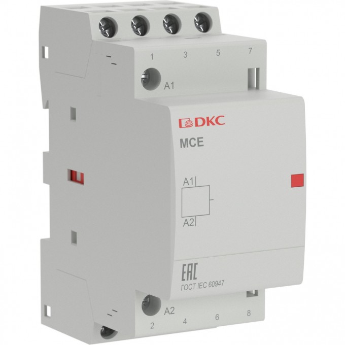 Контактор модульный DKC YON max типа MCE, 4P, 25A, 240В, 4НО MCE-25-40-A240 Контактор модульный DKC YON max типа MCE, 4P, 25A, 240В, 4НО MCE-25-40-A240