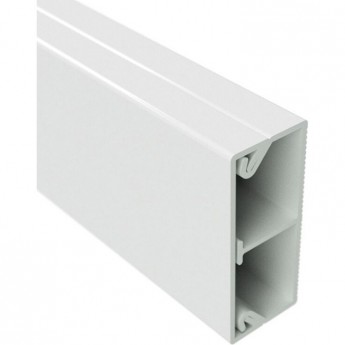 Миниканал DKC TMC 40/2x17 с перегородкой белый (розница 8 м в пакете, 10 пакетов в коробке)